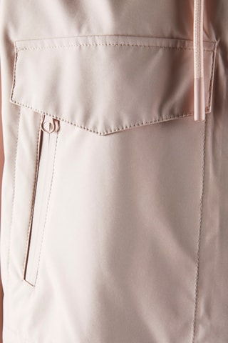 Corta-vento com capuz - Rosa