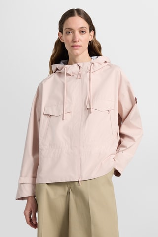 Corta-vento com capuz - Rosa