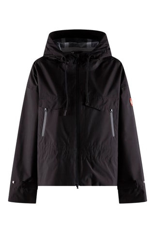 Corta-vento com capuz - Preto