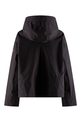 Corta-vento com capuz - Preto