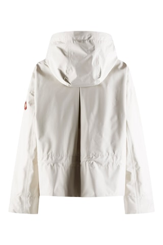 Corta-vento com capuz - Cru