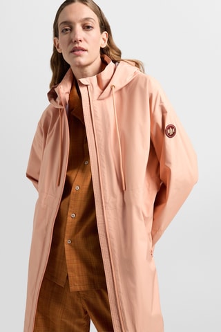 Corta-vento com capuz - Laranja