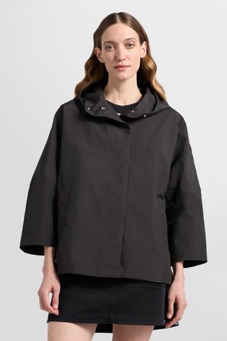 Casaco com capuz - Preto