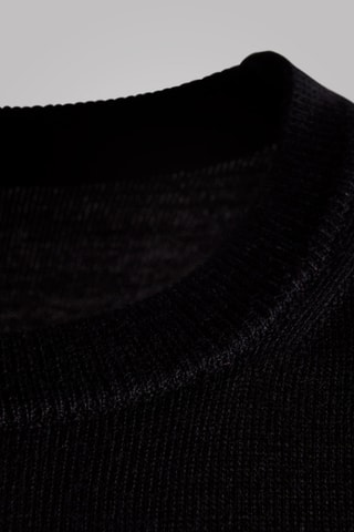 Camisola de lã - Preto