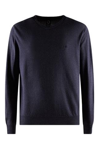 Camisola de lã - Azul-escuro