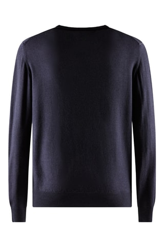 Camisola de lã - Azul-escuro