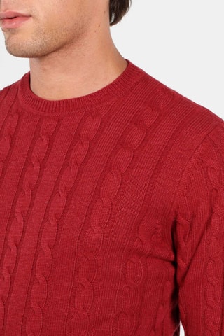 Camisola de lã - Vermelho