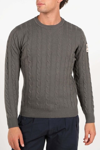 Camisola de lã - Verde-escuro