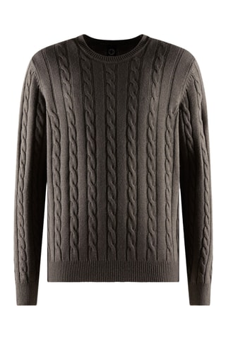 Camisola de lã - Verde-escuro