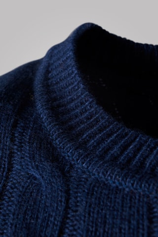 Camisola de lã - Azul-cobalto