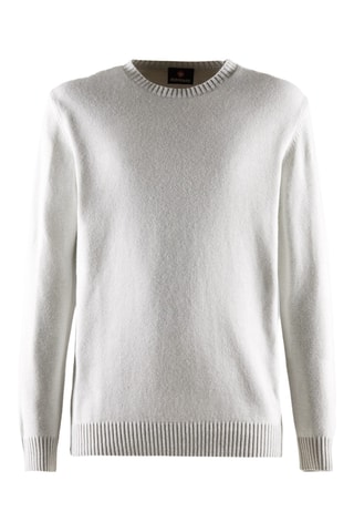 Camisola em lã e caxemira - Branco