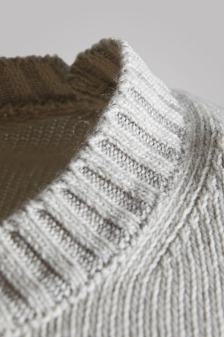 Camisola em lã e caxemira - Branco