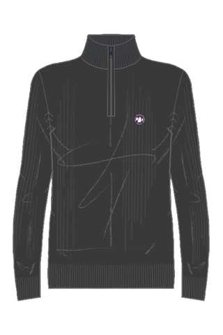 Camisola em pelos de yack - Preto