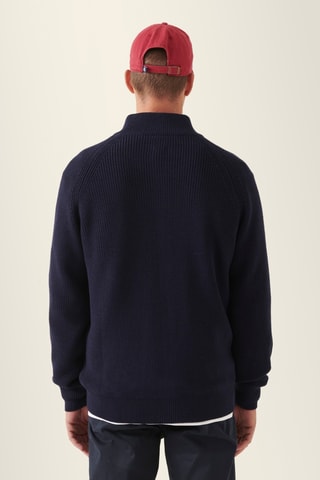 Casaco de malha - Azul-marinho