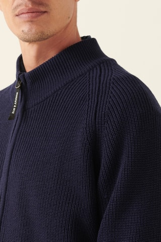 Casaco de malha - Azul-marinho