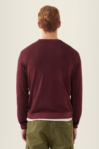 Camisola de lã - Bordô