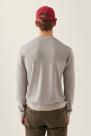 Camisola de lã - Cinzento-claro
