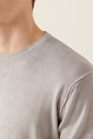 Camisola de lã - Cinzento-claro