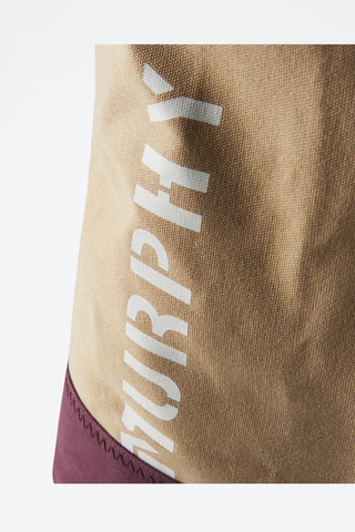 Mochila - Bege e bordô