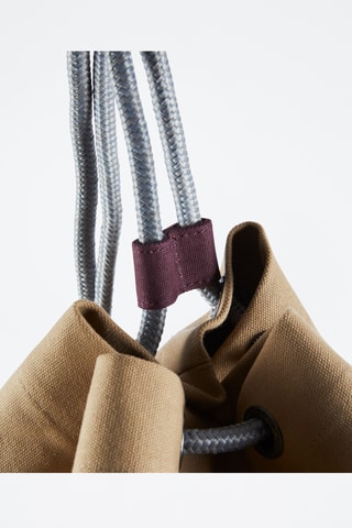 Mochila - Bege e bordô