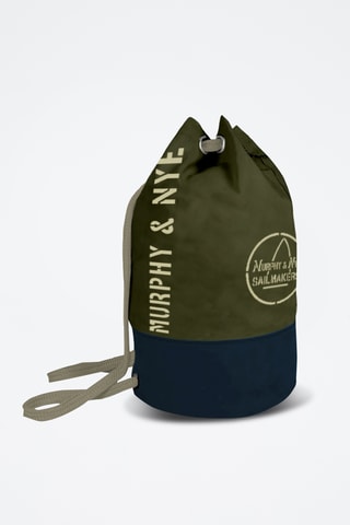 Mochila - Caqui e azul-marinho