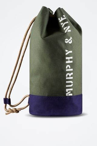 Mochila - Caqui e azul-marinho