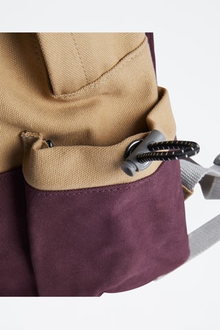 Mochila - Bege e bordô