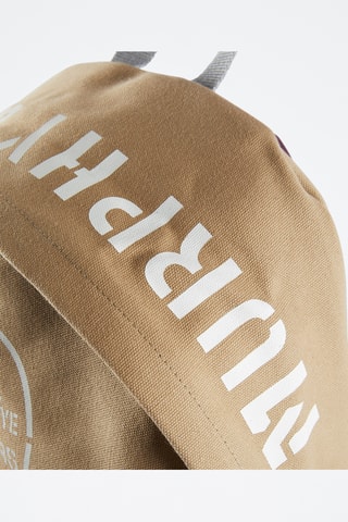 Mochila - Bege e bordô