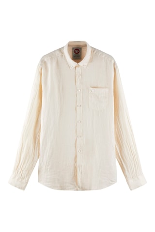 Camisa em linho - Bege-claro