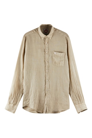 Camisa em linho - Bege