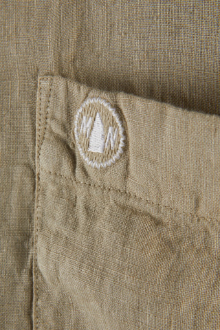 Camisa em linho - Bege
