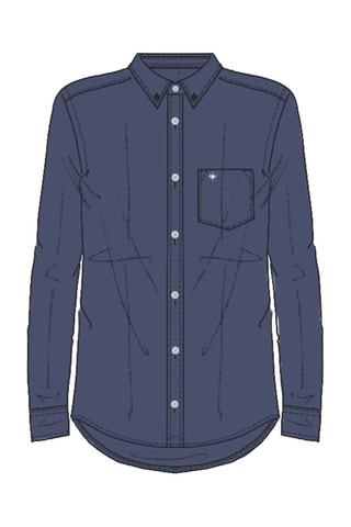 Camisa em linho - Índigo