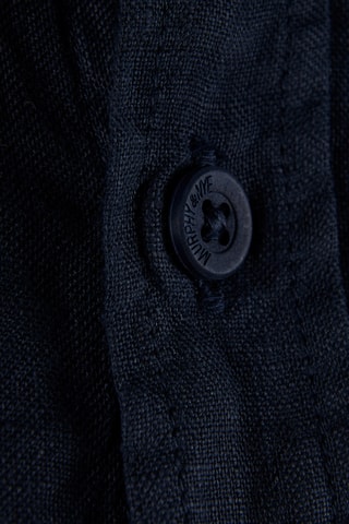 Camisa em linho - Azul-marinho