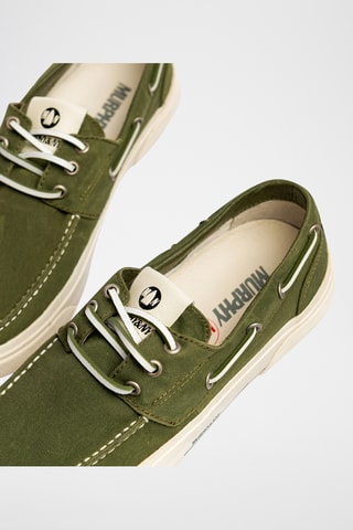 Sapatos de vela - Verde-escuro