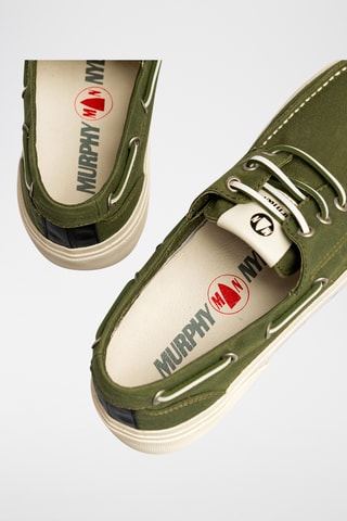 Sapatos de vela - Verde-escuro