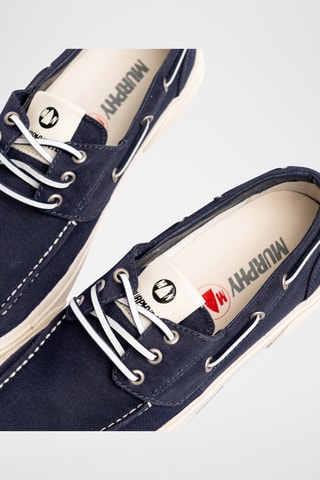 Sapatos de vela - Azul-escuro