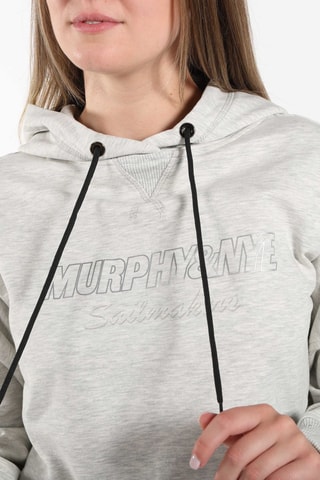 Sweat com capuz - Cinzento-claro mesclado