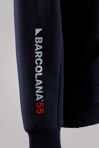 Sweat com capuz - Azul-escuro