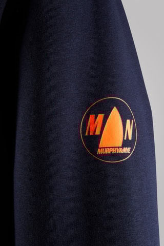 Sweat com capuz - Azul-escuro