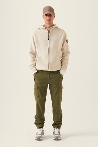 Sweat com capuz - Cru