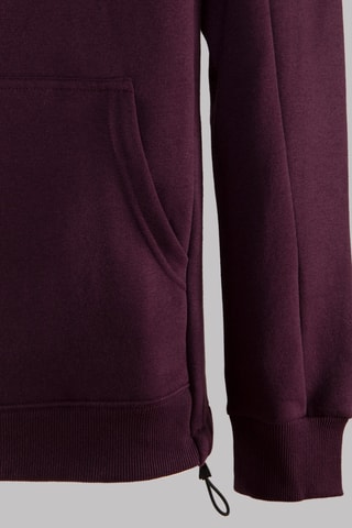 Sweat com capuz - Bordô