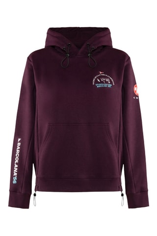 Sweat com capuz - Bordô