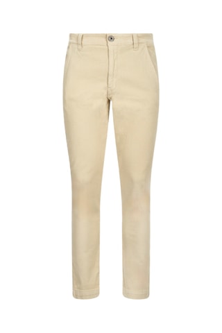 Calças em veludo - Bege