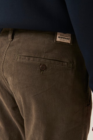 Calças em veludo - Caqui