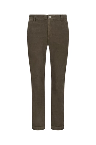 Calças em veludo - Caqui