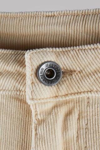 Calças em veludo - Marfim