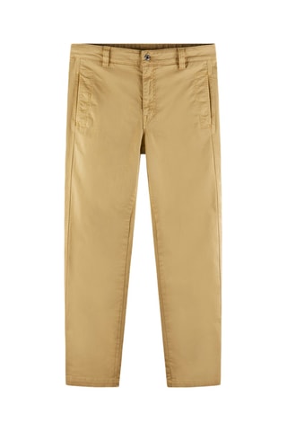 Calças regular - Bege