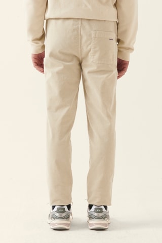 Calças em veludo - Cru