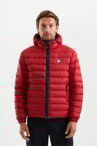 Blusão com capuz - Vermelho