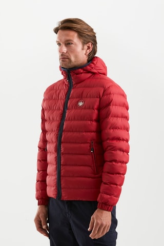 Blusão com capuz - Vermelho